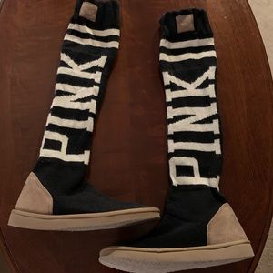 SOLD. Victoria Secret Sweater Boots Medium 7/8